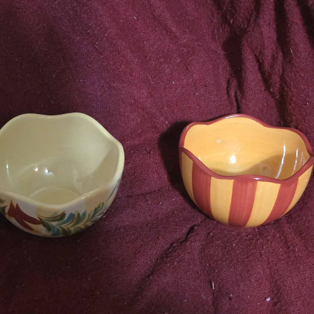 Vibrant Ceramic Vase Set - Yellow and Red